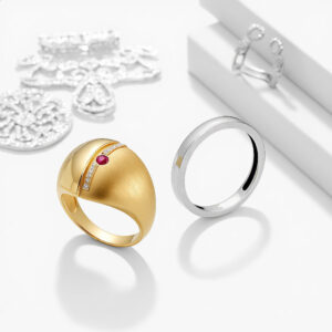 18k yellow gold ring