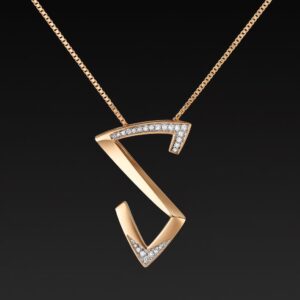 lab diamond pendant