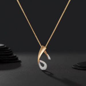 18k gold pendant