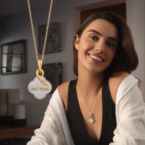 18K yellow gold pendant