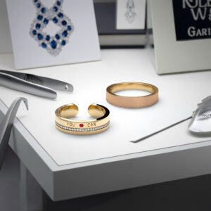 18k gold diamond ring