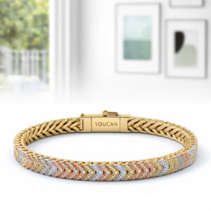 Lab diamond bracelet