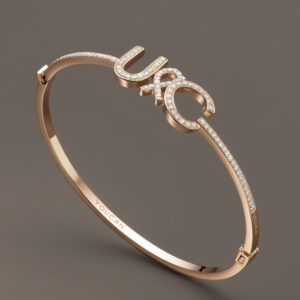 18k gold bangle