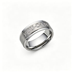 YOUCAN Inspirational "YOU-CAN" Diamond Ring for Men/Women